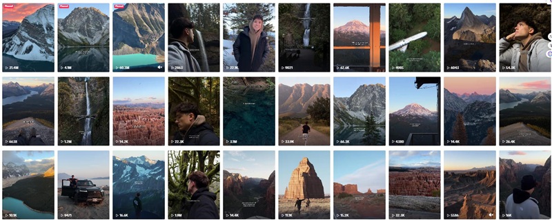 TikTok網(wǎng)紅營銷:加拿大旅游戶外運動類達人推薦頻道內(nèi)容