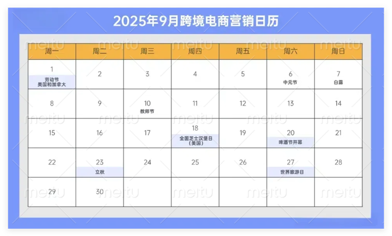 2025年海外營銷節(jié)點速記！助力品牌提前布局出海營銷戰(zhàn)略