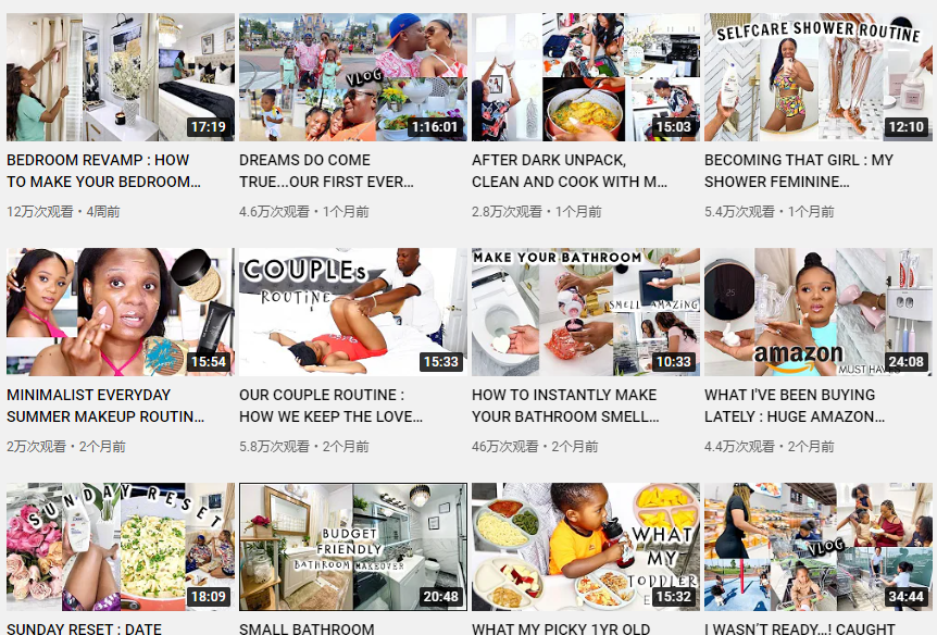 日本YouTube紅人頻道內(nèi)容
