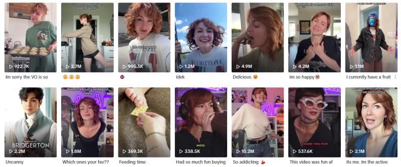 美國tiktok娛樂搞笑頭部博主頻道內(nèi)容