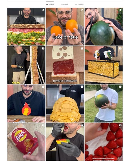 Instagram網(wǎng)紅:美國美食廚具類推廣網(wǎng)紅達(dá)人頻道內(nèi)容