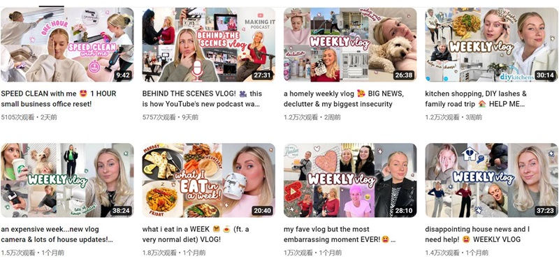 44萬粉絲的youtube英國服裝穿搭博主