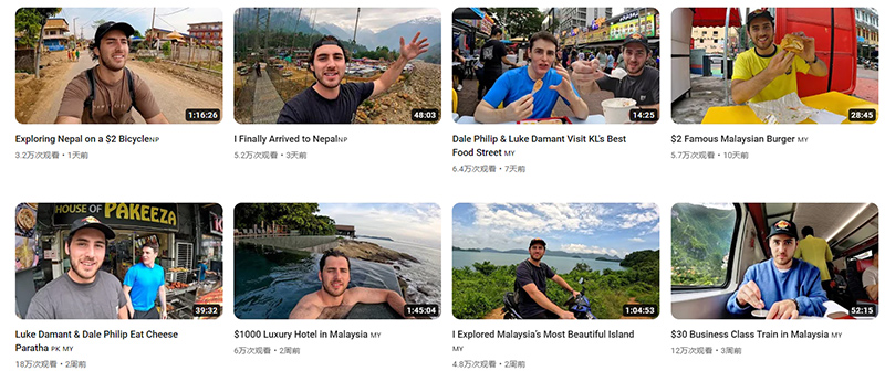 129萬粉絲的Youtube澳大利亞旅游類紅人